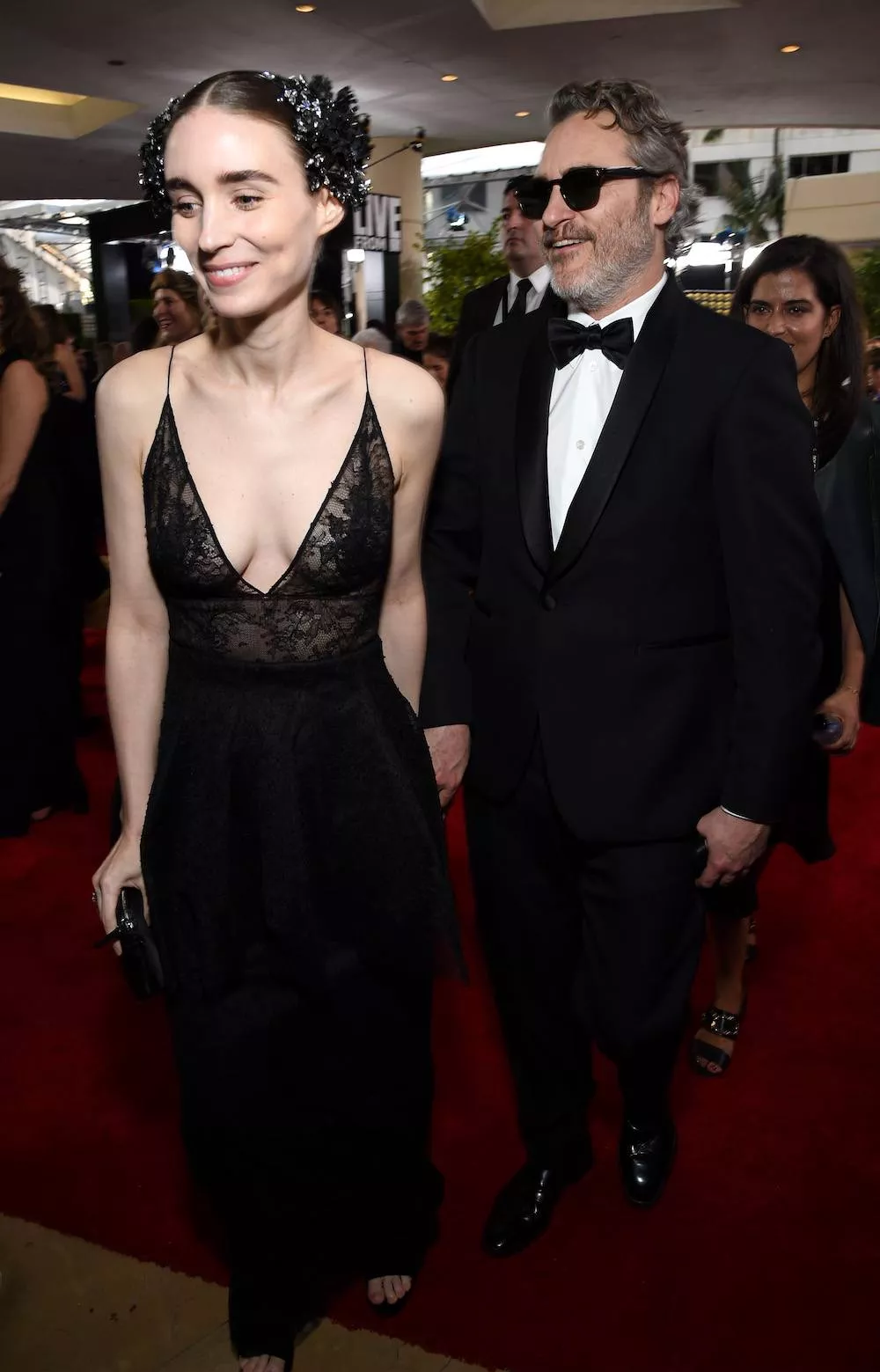 Joaquin Phoenix i Rooney Mara (Fot. Michael Kovac / Getty Images)