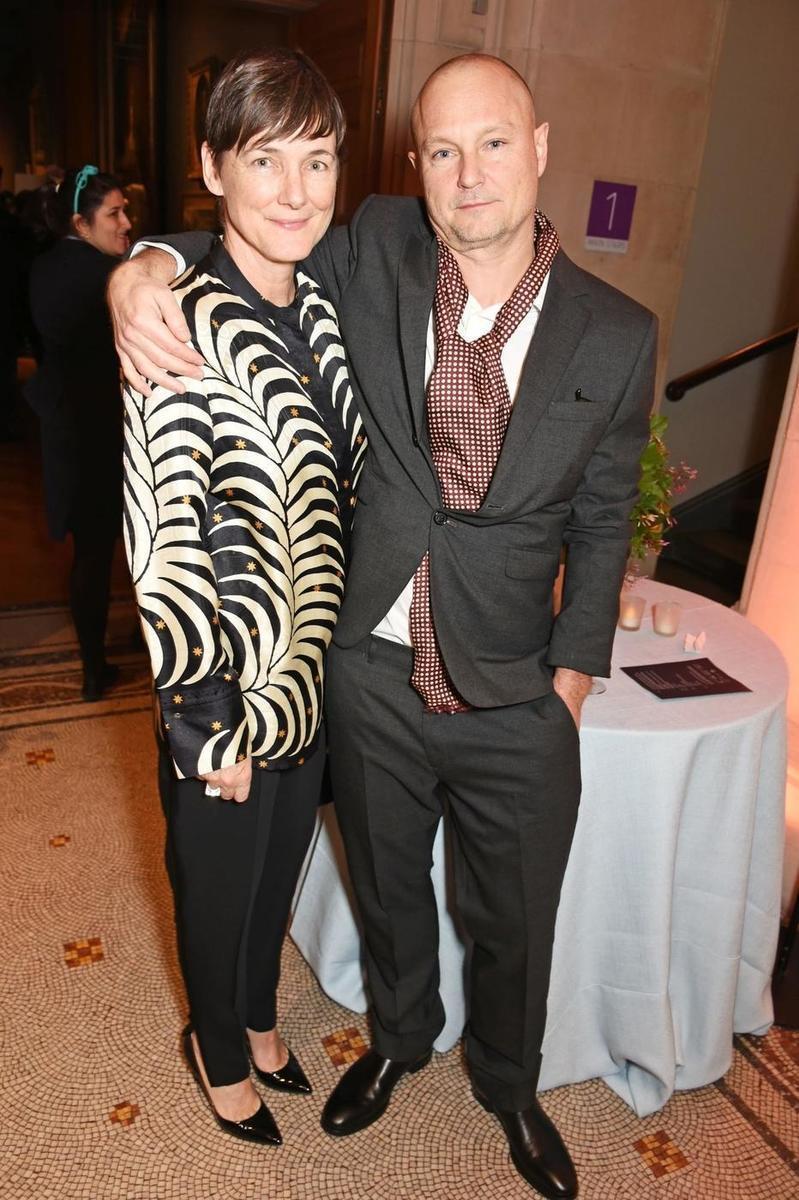 Juergen Teller z żoną Sadie Coles (Fot. David M. Benett/Dave Benett, Getty Images)