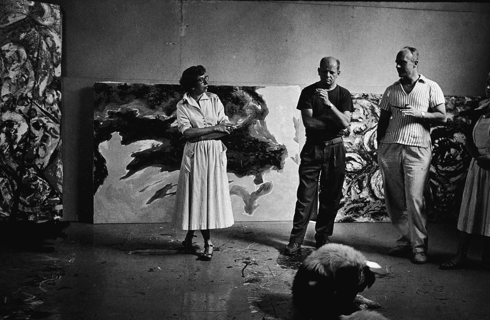 Lee Krasnej i Jackson Pollock (Fot. Getty Images)
