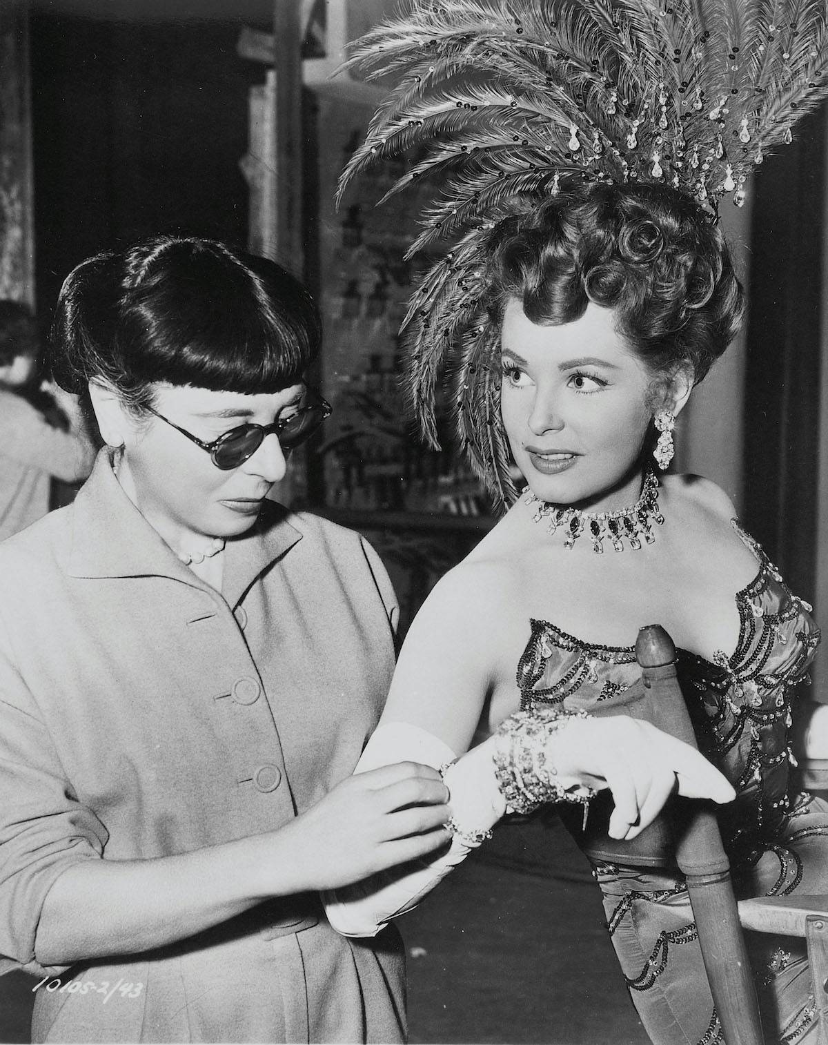 Na planie filmu „Here Come the Girls”, 1953 rok (Fot. East News)