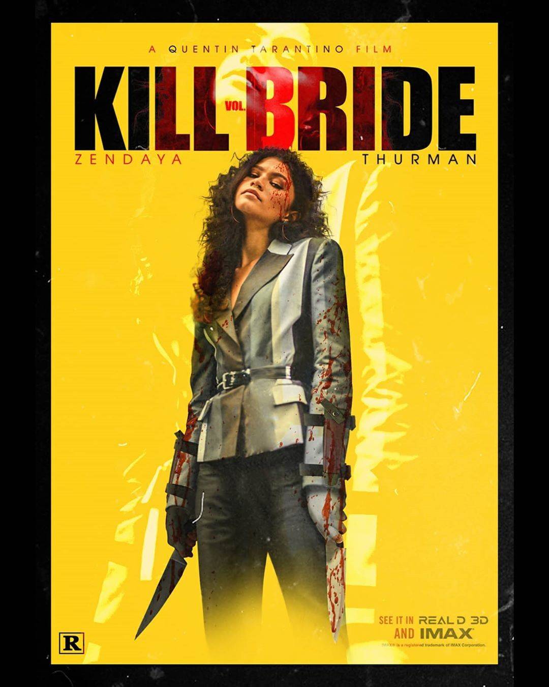 Fanowski plakat Kill Bill vol. 3 z Zendayą (Fot. materiały prasowe)