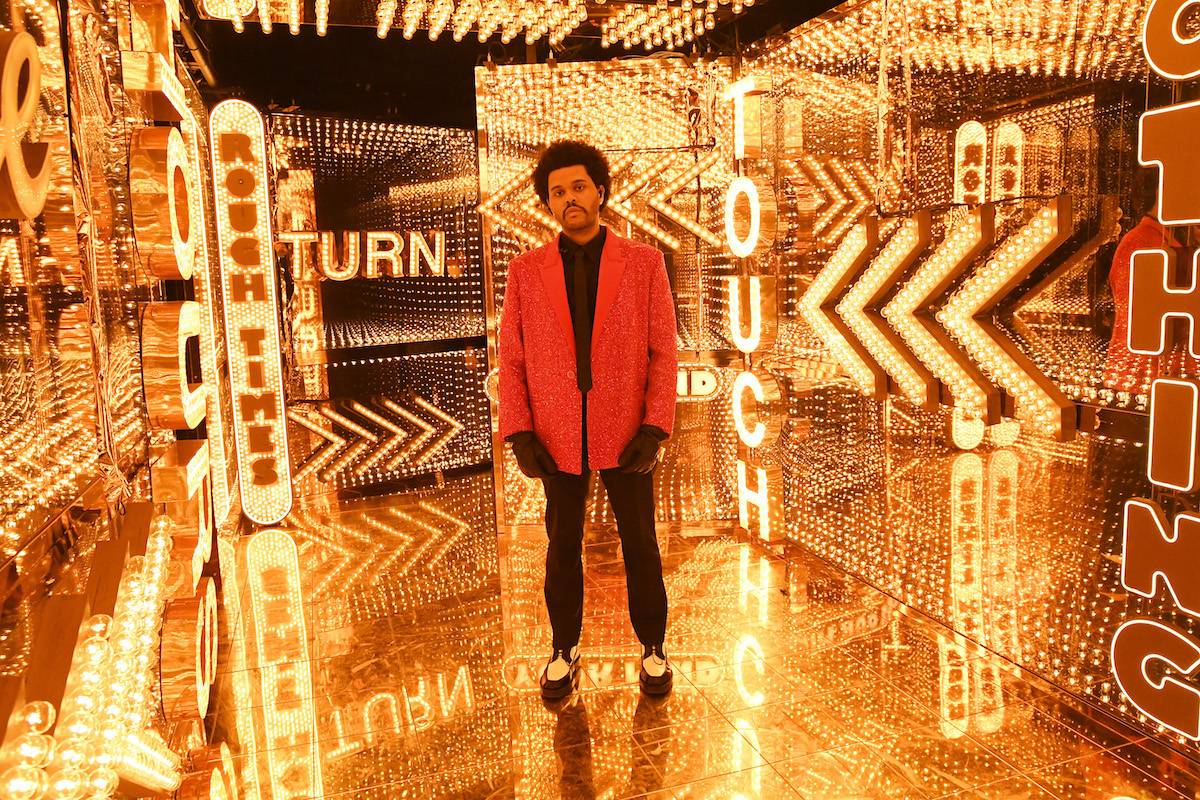 The Weeknd na Super Bowl Halftimeshow / Fot. Kevin Mazur/Getty Images for TW