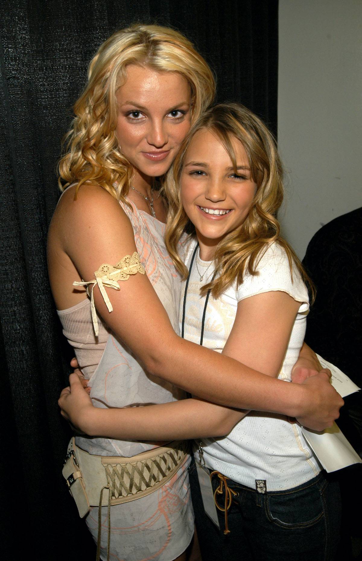 Britney Spears z siostą Jamie Lynn, 2003 rok / Fot. Getty Images