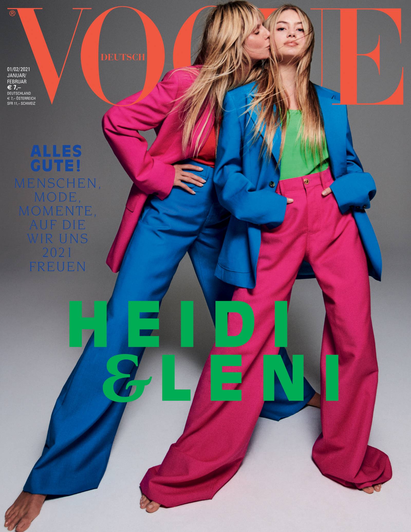 Heidi i Leni Klum (Fot. Chris Colls/Vogue Germany/Vogue International)