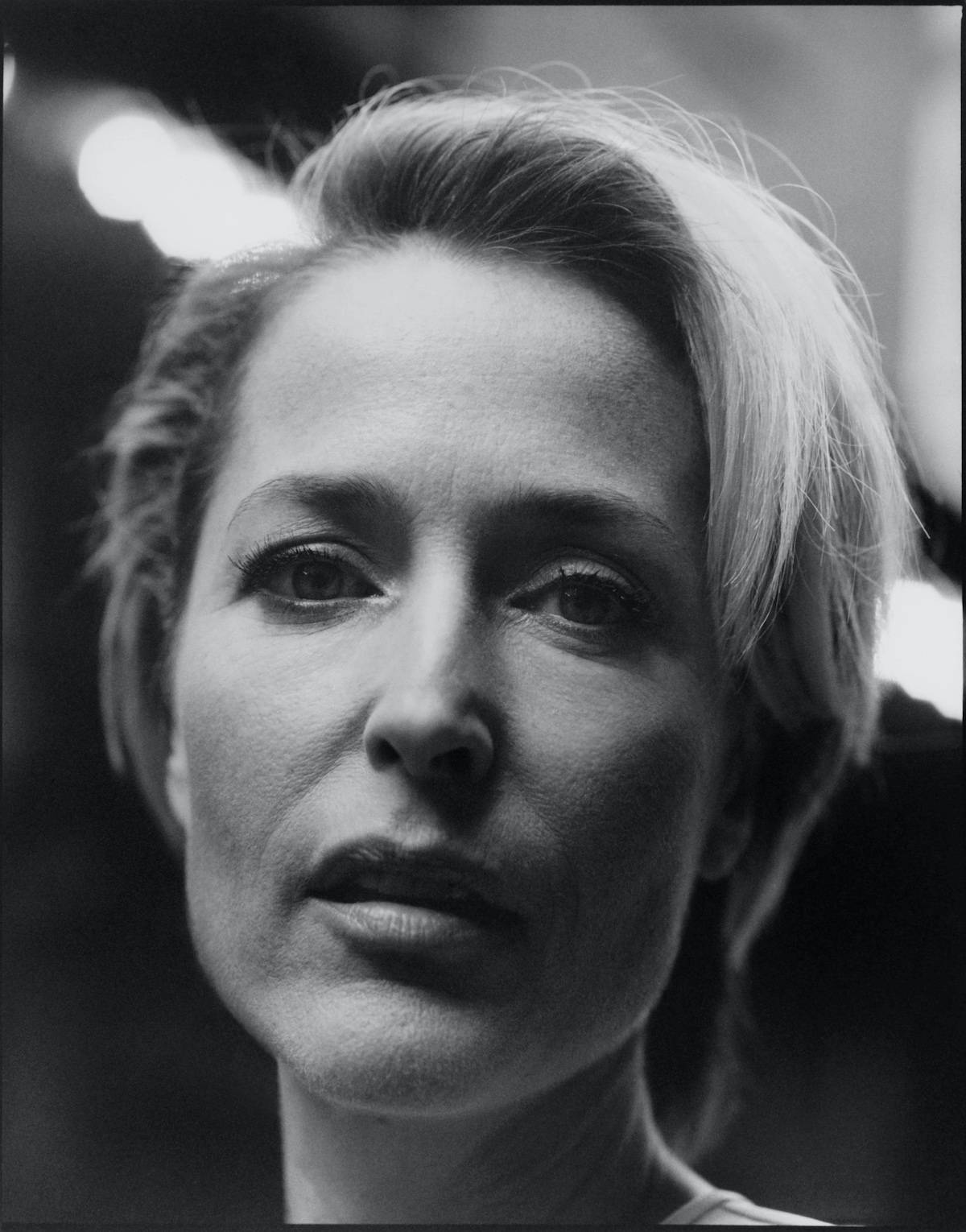 Gillian Anderson dla British Vogue / Fot. Ben Weller