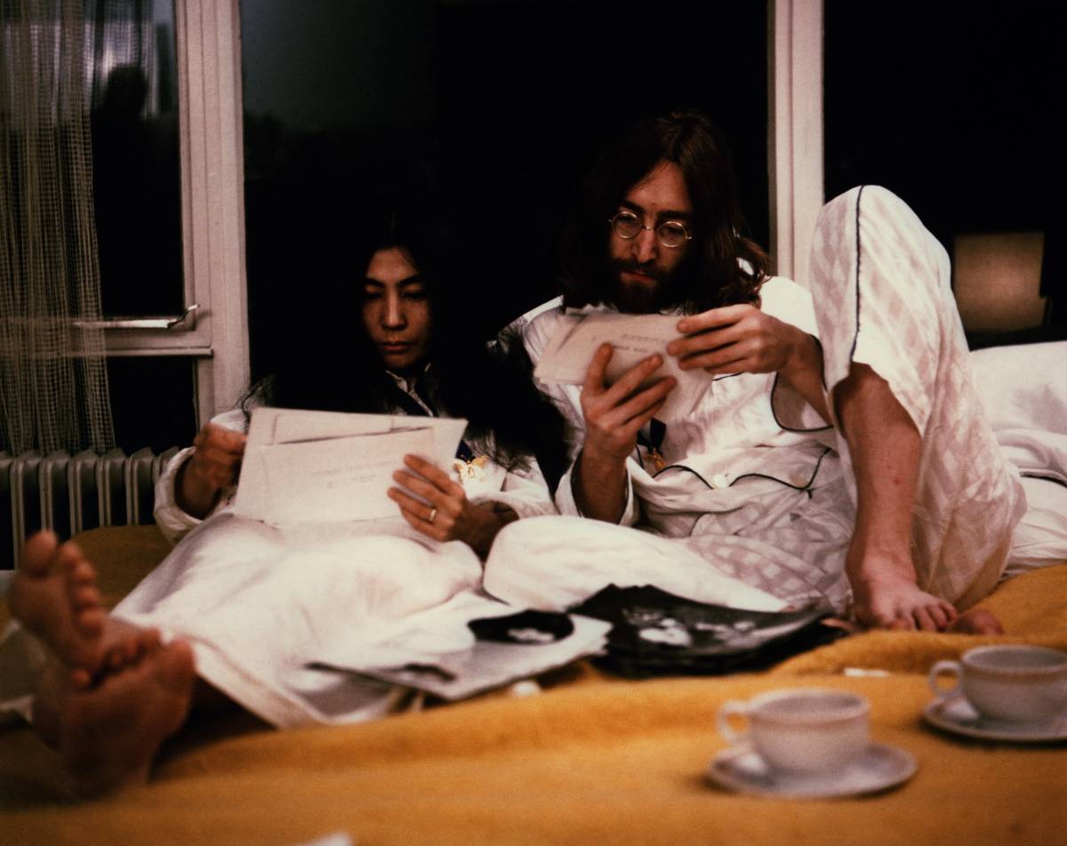 Yoko Ono i John Lennon (Fot. Getty Images)