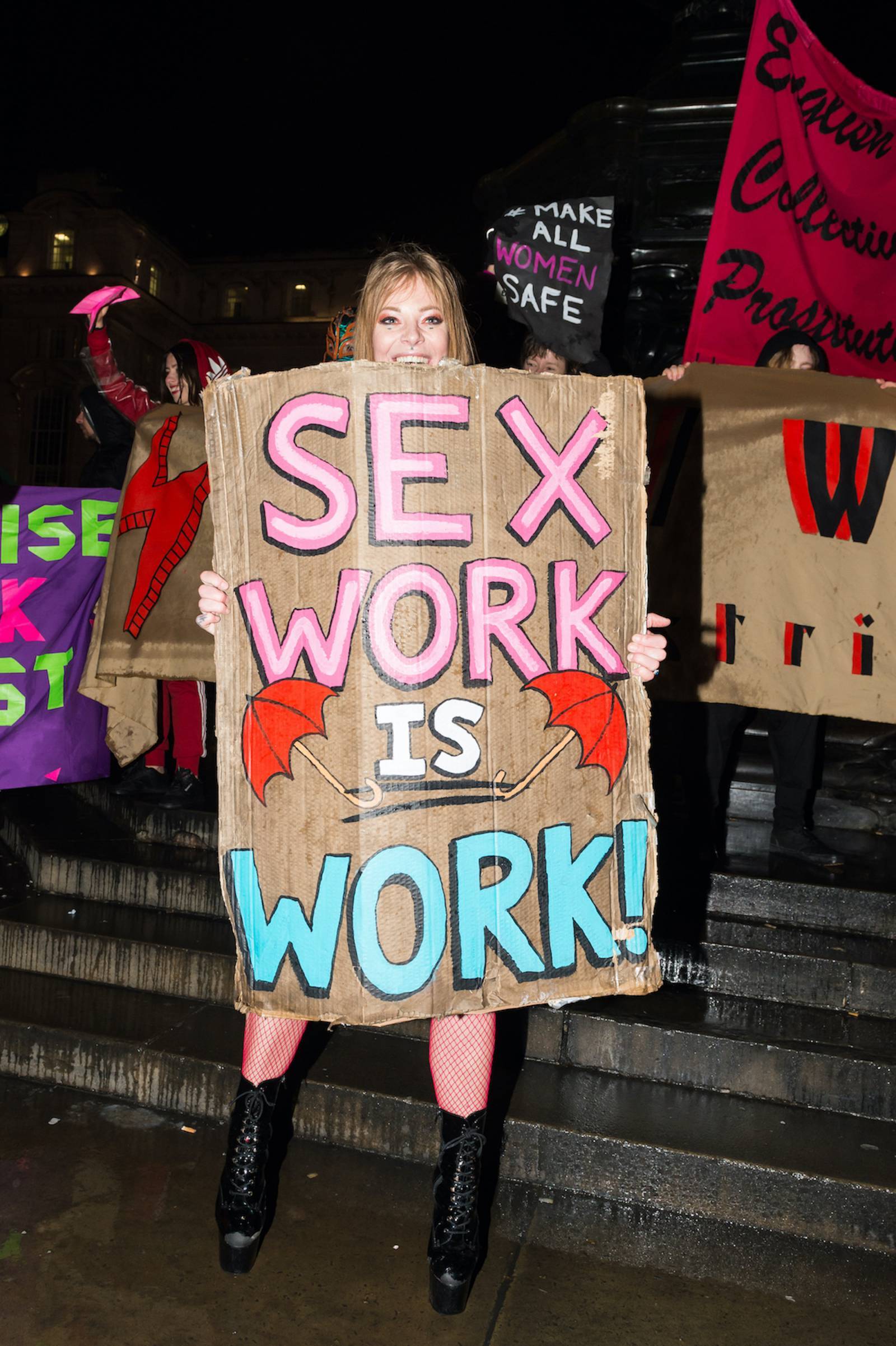 Strajk osób pracujących seksualnie, Londyn, 2019 / Fot. WIktor Szymanowicz/NurPhoto via Getty Images