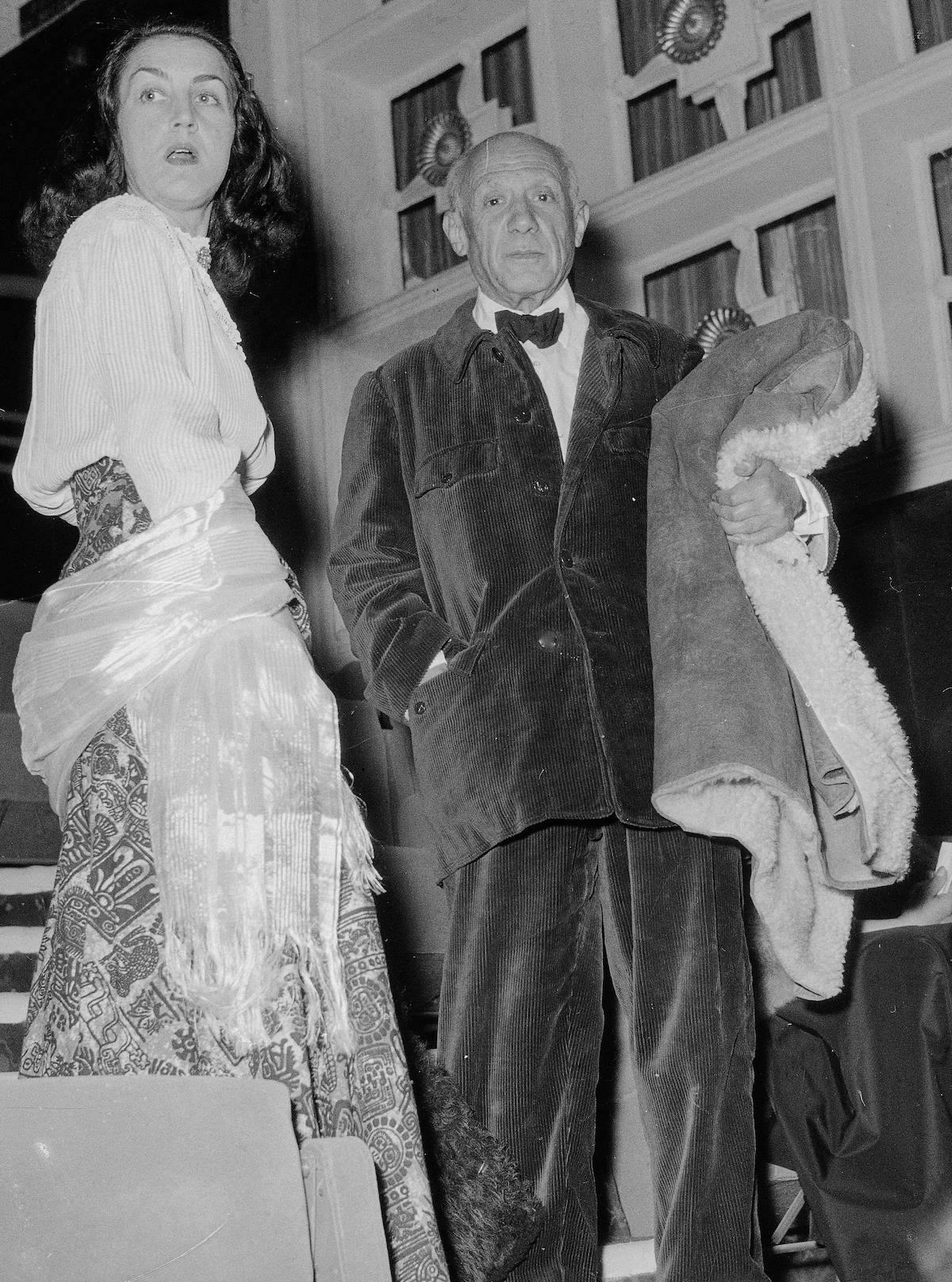 Pablo Picasso na Festiwalu Filmowym w Cannes w 1953 roku (Fot. Getty Images)