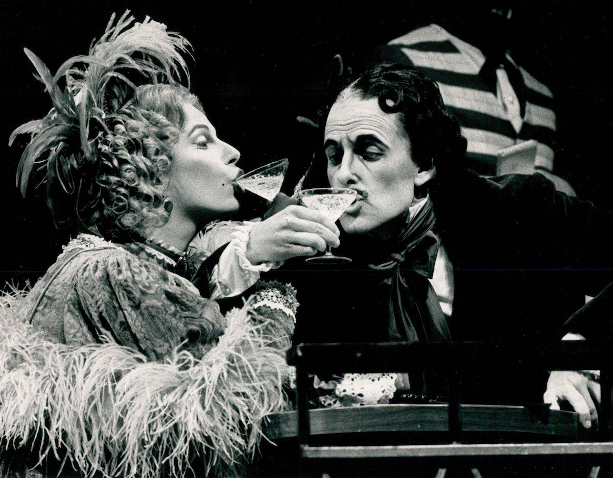 Michele McBride i James Daniel Frost w operze „La Bohème”, 1987 rok (Fot. Denver Post via Getty Images)