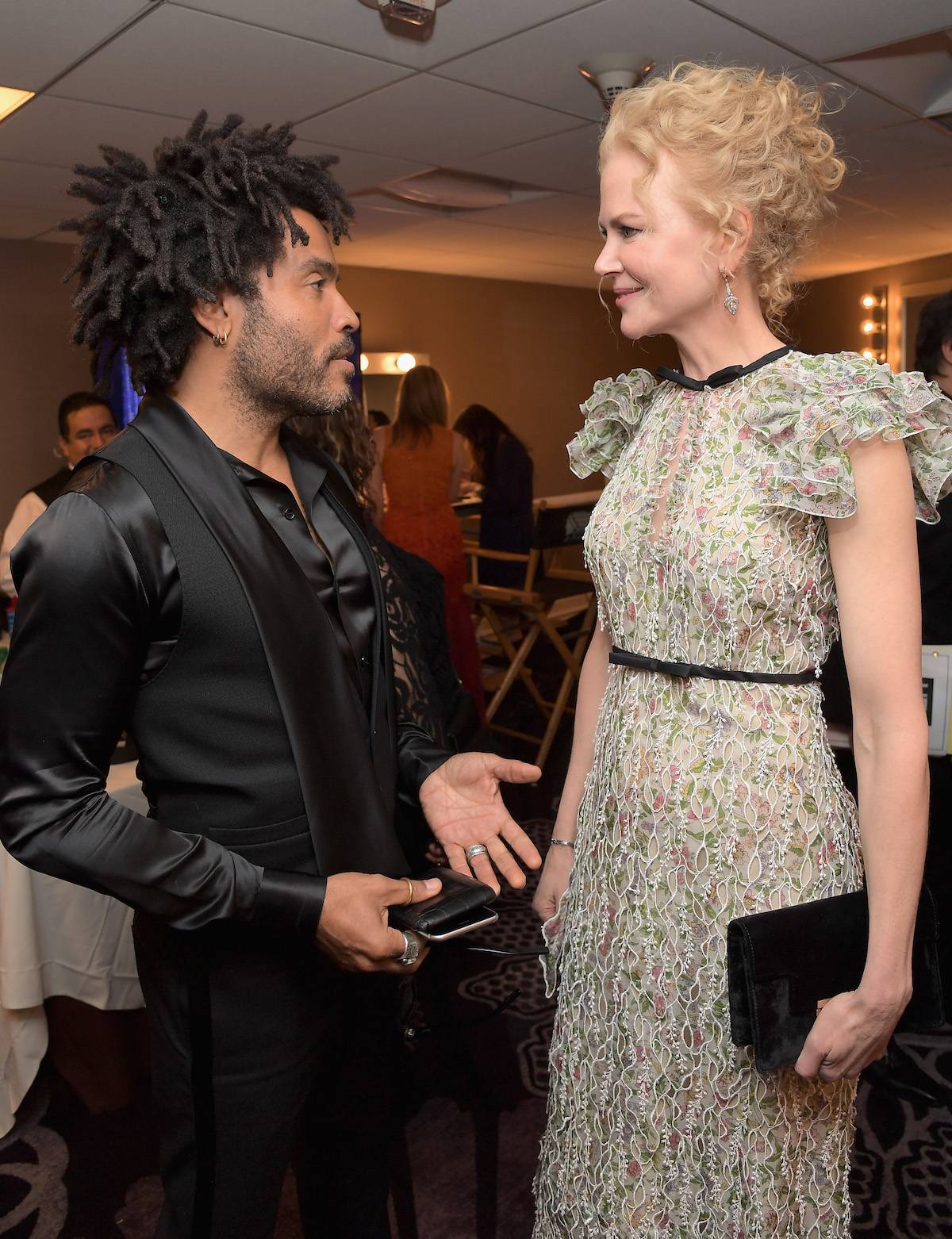 Nicole Kidman i Lenny Kravitz (Fot. Getty Images)