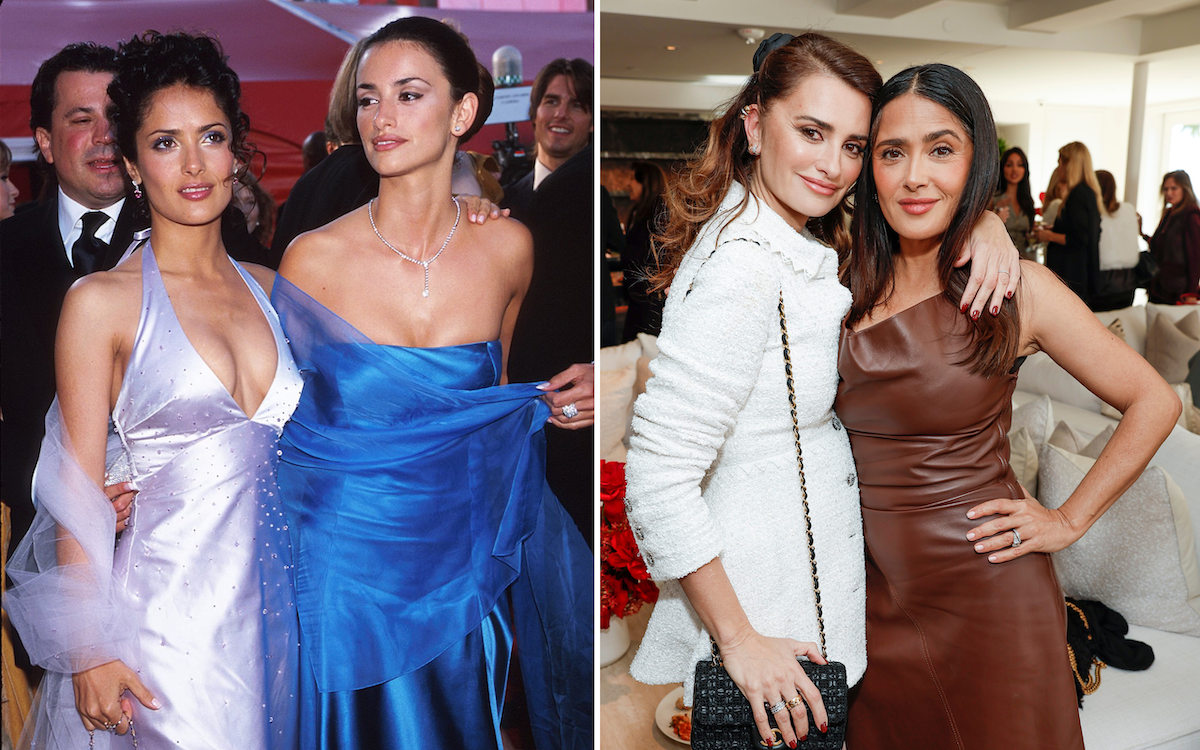 Salma Hayek i Penélope Cruz odnalazły w sobie bratnie dusze jako początkujące aktorki.