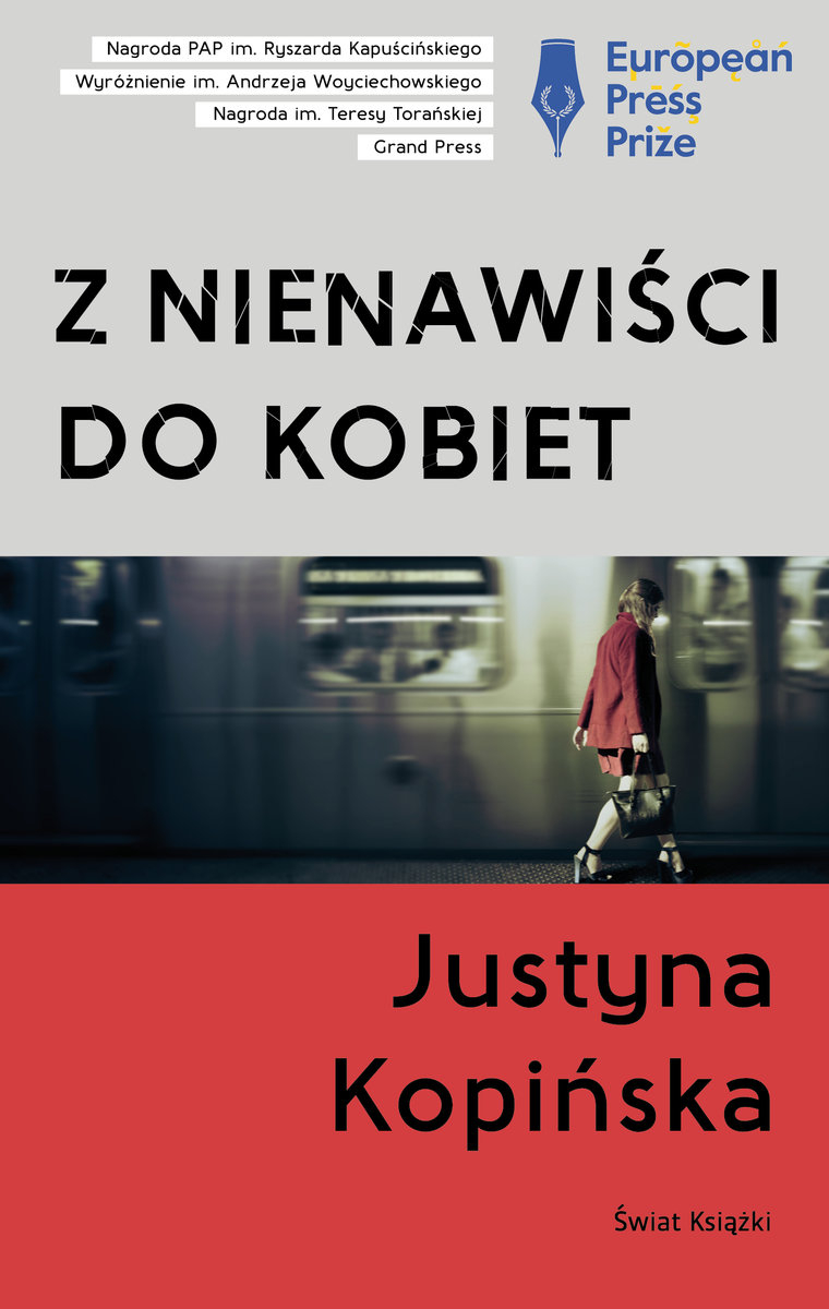 Okładka najnowszej książki Justyny Kopińskiej Z nienawiści do kobiet