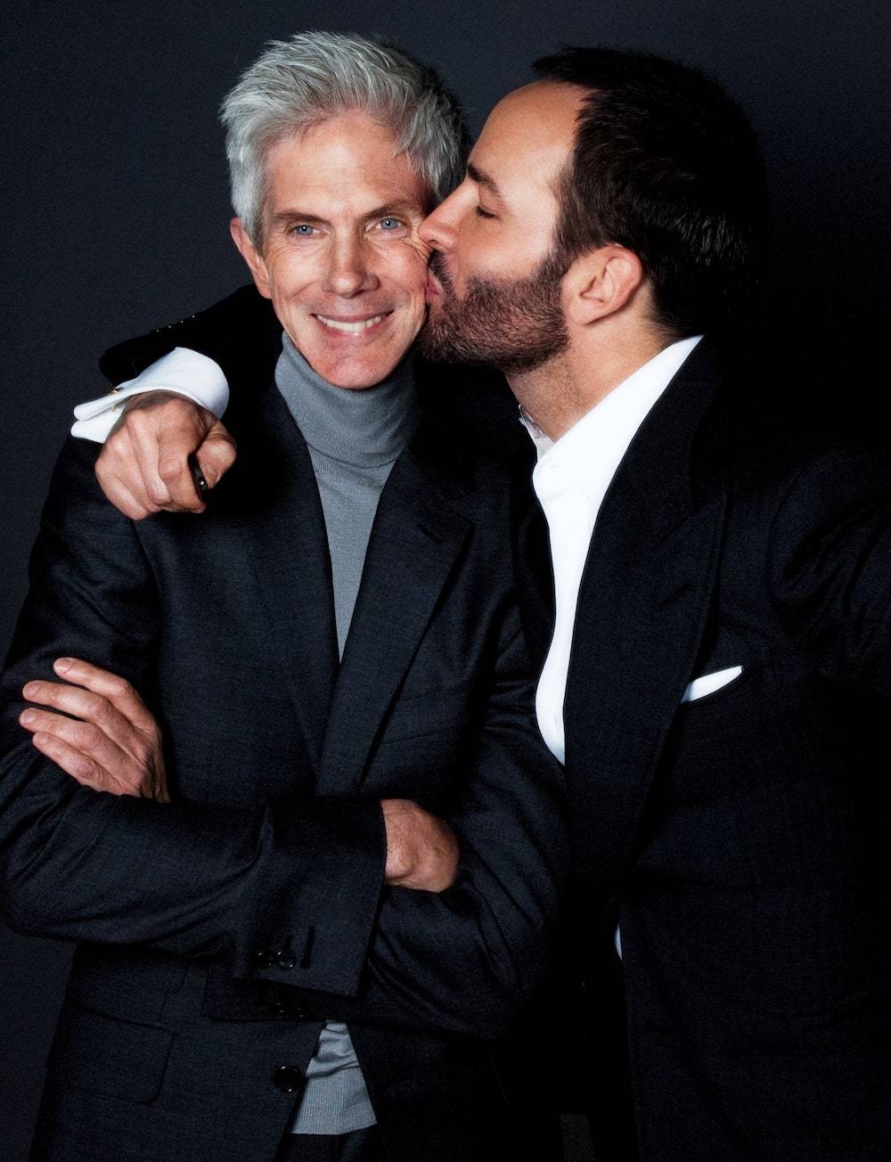 Richard Buckley i Tom Ford (Fot. Getty Images)