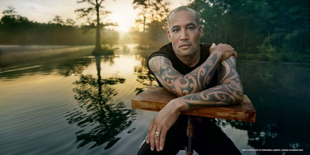 Wokalista i autor tekstów Ben Harper (Fot. Emanuel „Chivo” Lubezki)