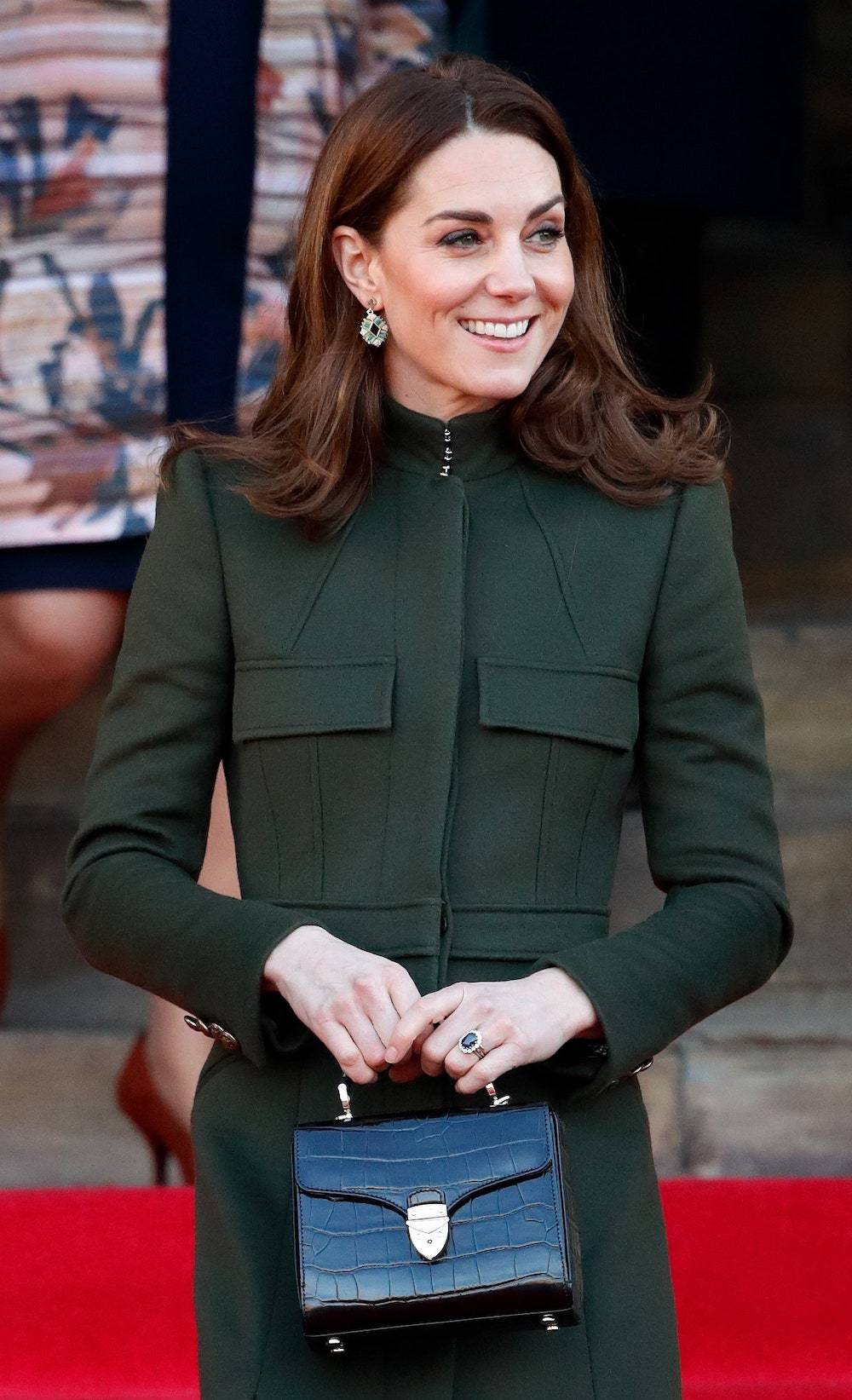 Księżna Kate z torebką Aspinal Mayfair (Fot. MAX MUMBY/INDIGO)