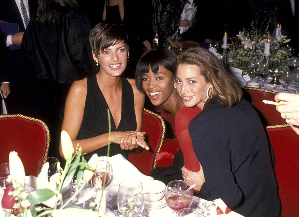 Linda Evangelista, Naomi Campbell i Christy Turlington (Fot. Getty Images)