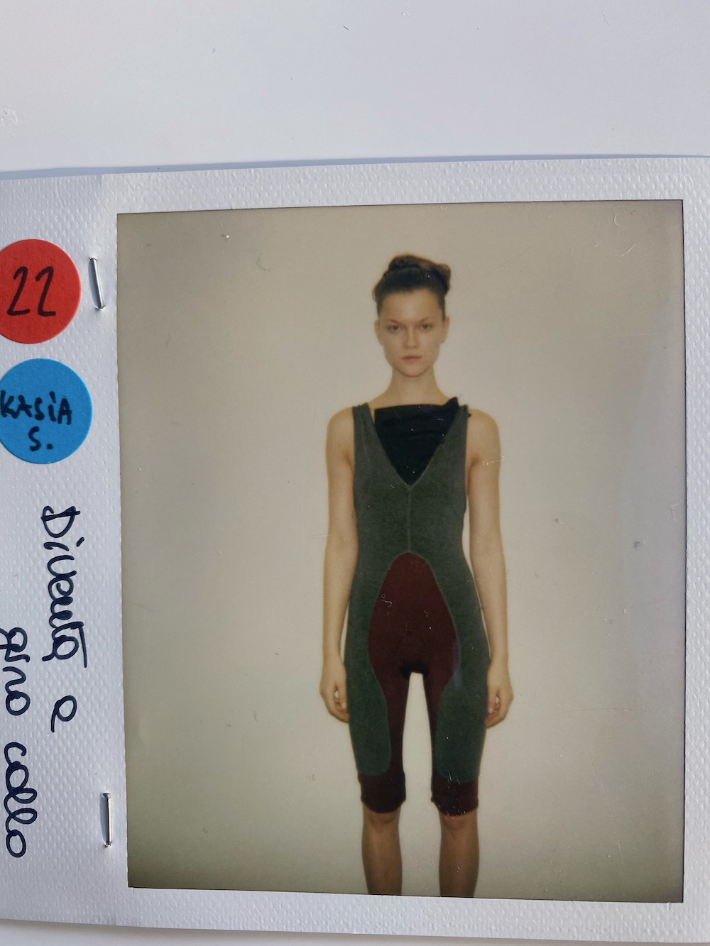 Polaroidy zza kulis pokazów mody (Fot. archiwum prywatne)