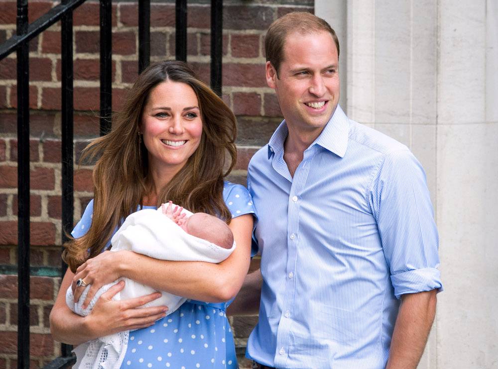 Kate i William z Georgeem (Fot. Getty Images)