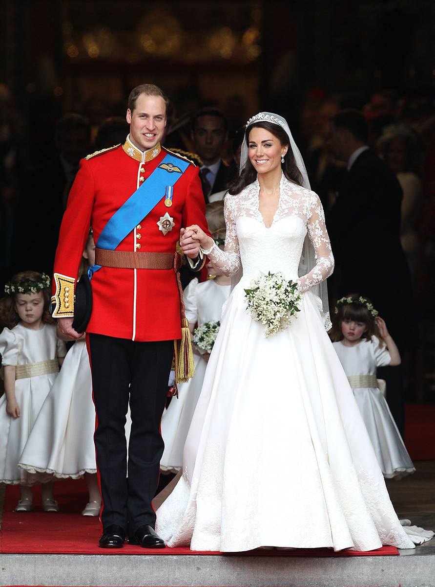 Książę i księżna Cambridge w dniu ślubu