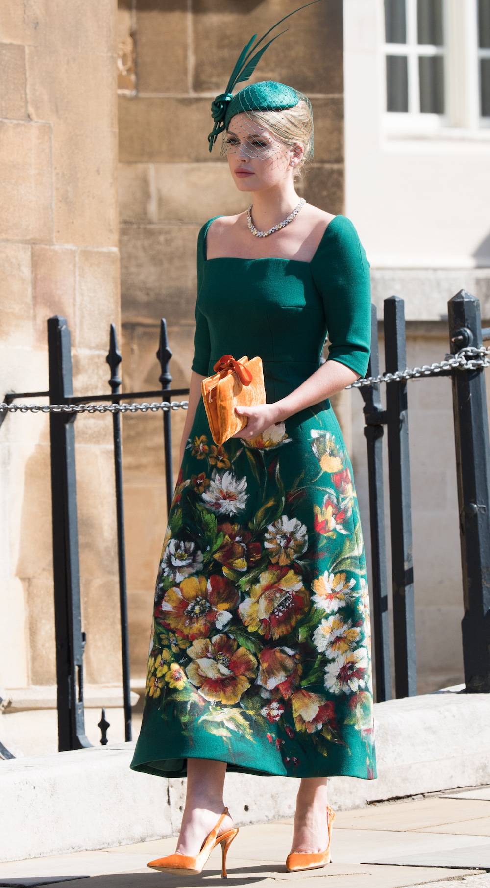 Kitty Spencer na ślubie Meghan i Harryego (Fot. EastNews)