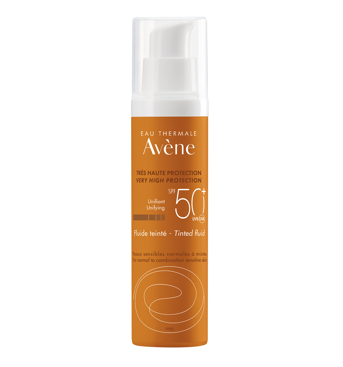 Avene, Fluide Visage Teint Solaire SPF 50