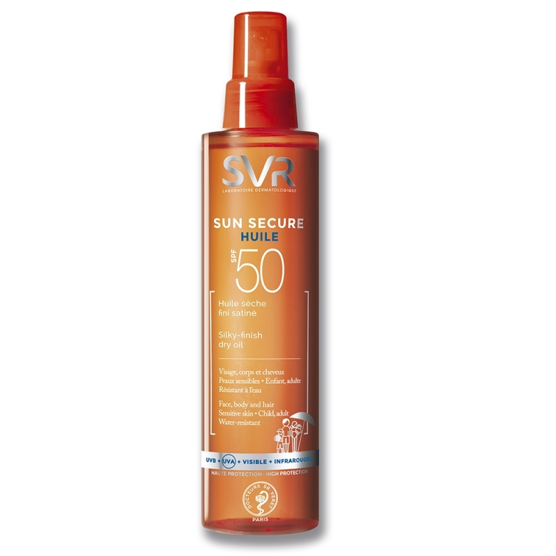 Suchy olejek SVR SUN SECURE HUILE SPF50 (Fot. Materiały prasowe)