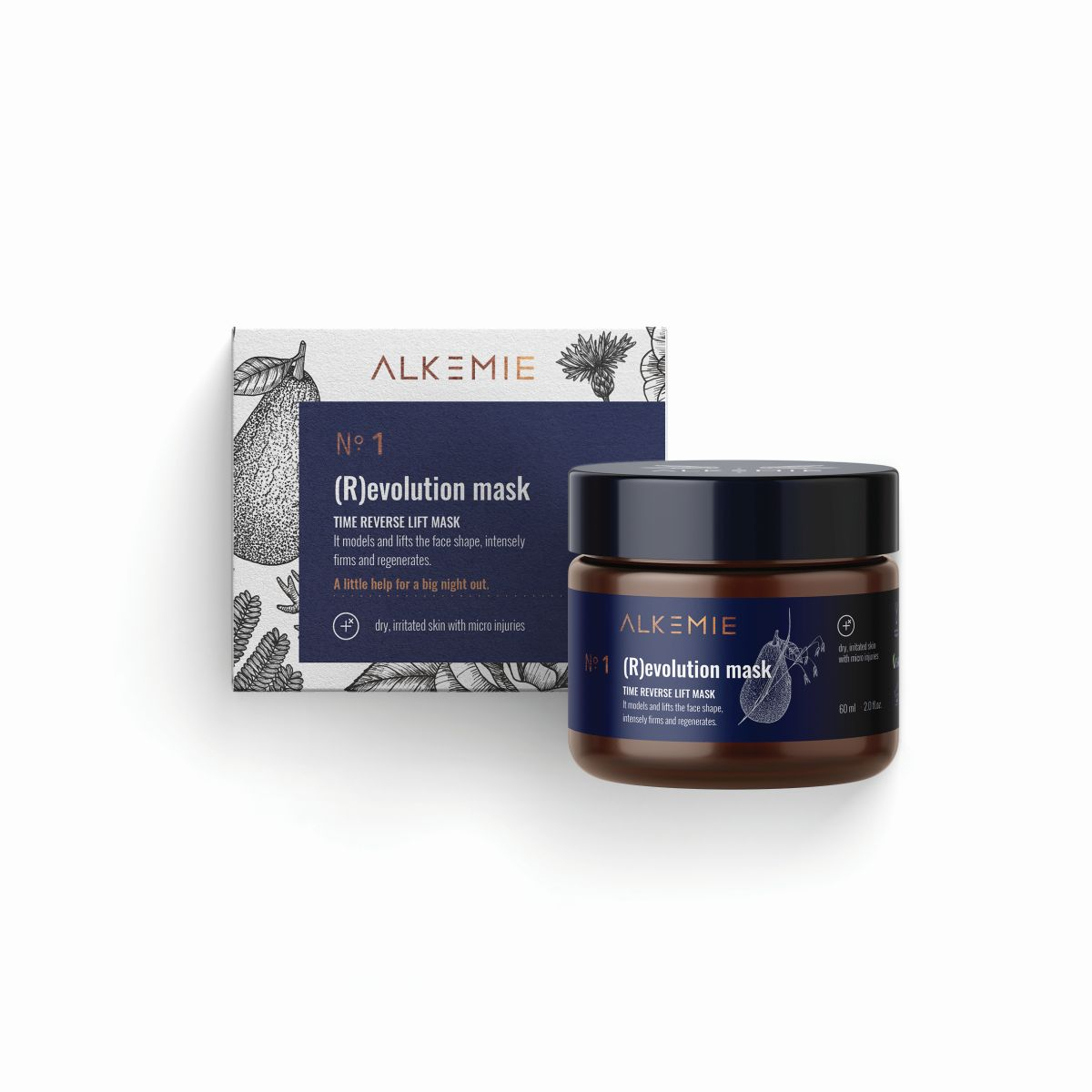 Alkemie, maseczka liftingująca, ANTI AGE Time Reverse Lift Mask 60ml (Fot. Materiały prasowe)