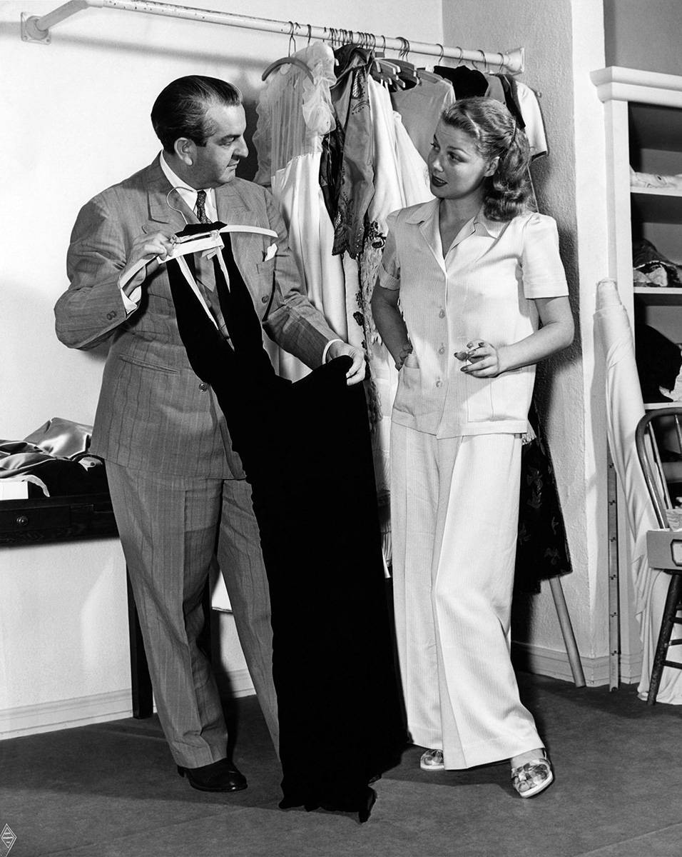 Orry-Kelly i Ann Sheridan (Fot. Everett Collection)