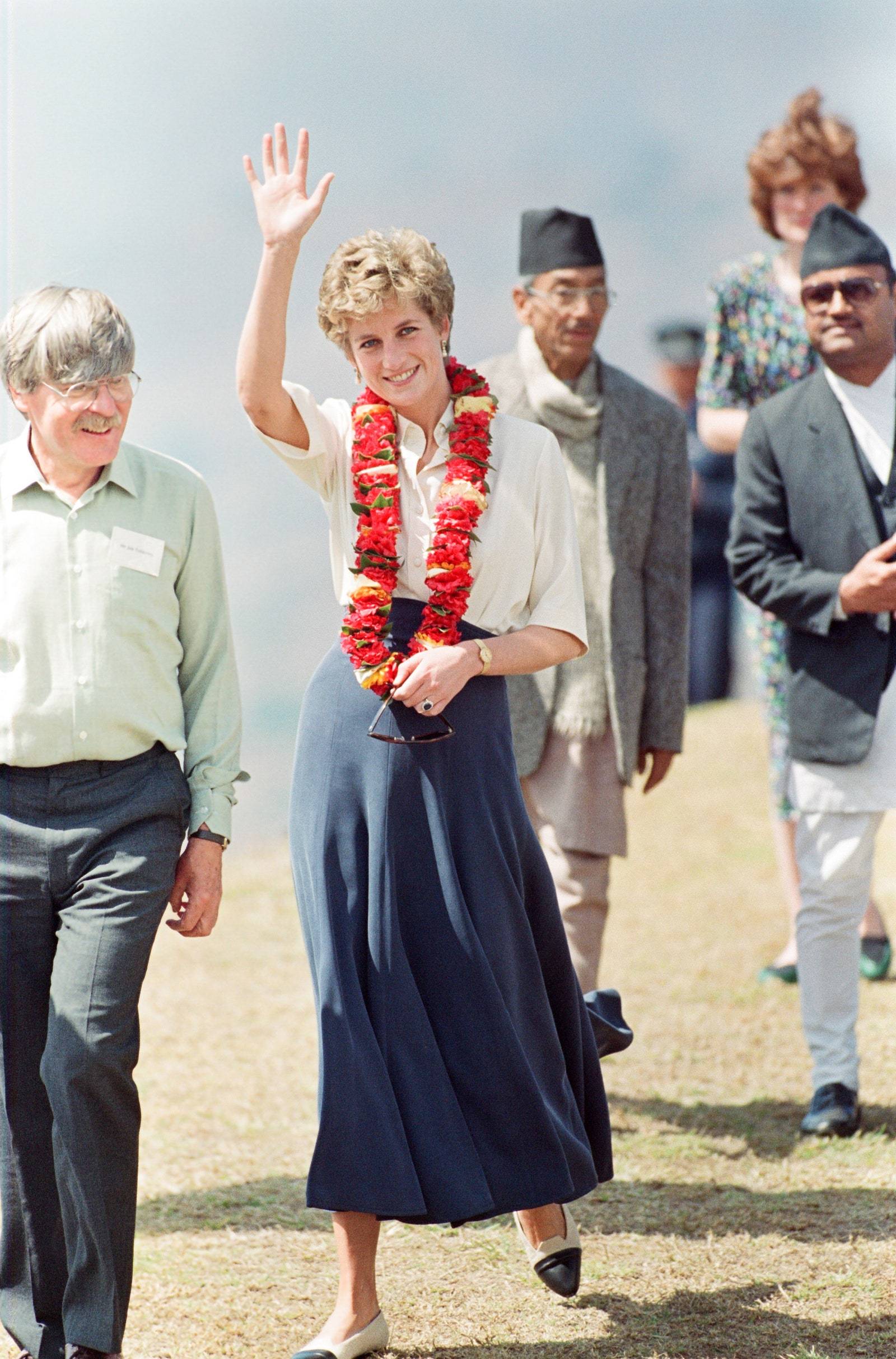 W Nepalu w 1993 r. /(Fot. Getty Images)