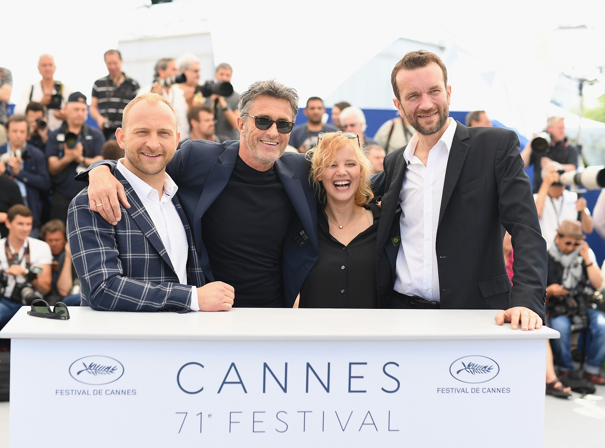 Borys Szyc, Paweł Pawlikowski, Joanna Kulig i Tomasz Kot w Cannes