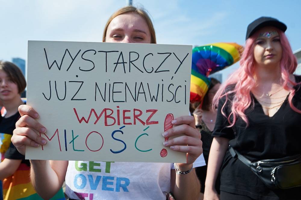 Parada Równości w Warszawie w 2019 roku (Fot. Łukasz Szeląg/REPORTER/EastNews)