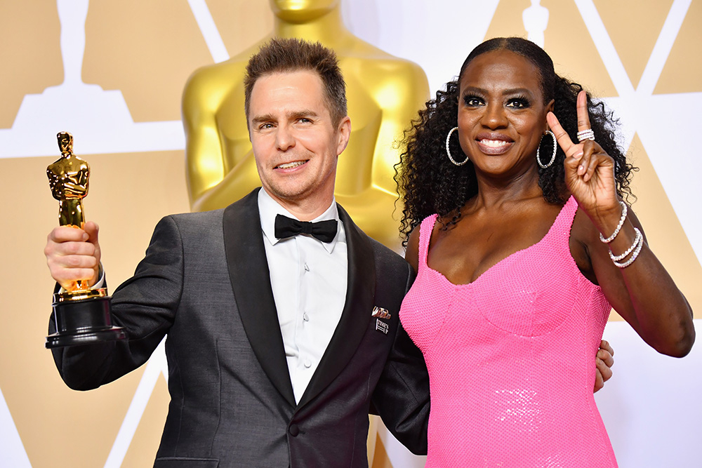 Sam Rockwell i Viola Davis (Fot. Jeff Kravitz, FilmMagic)