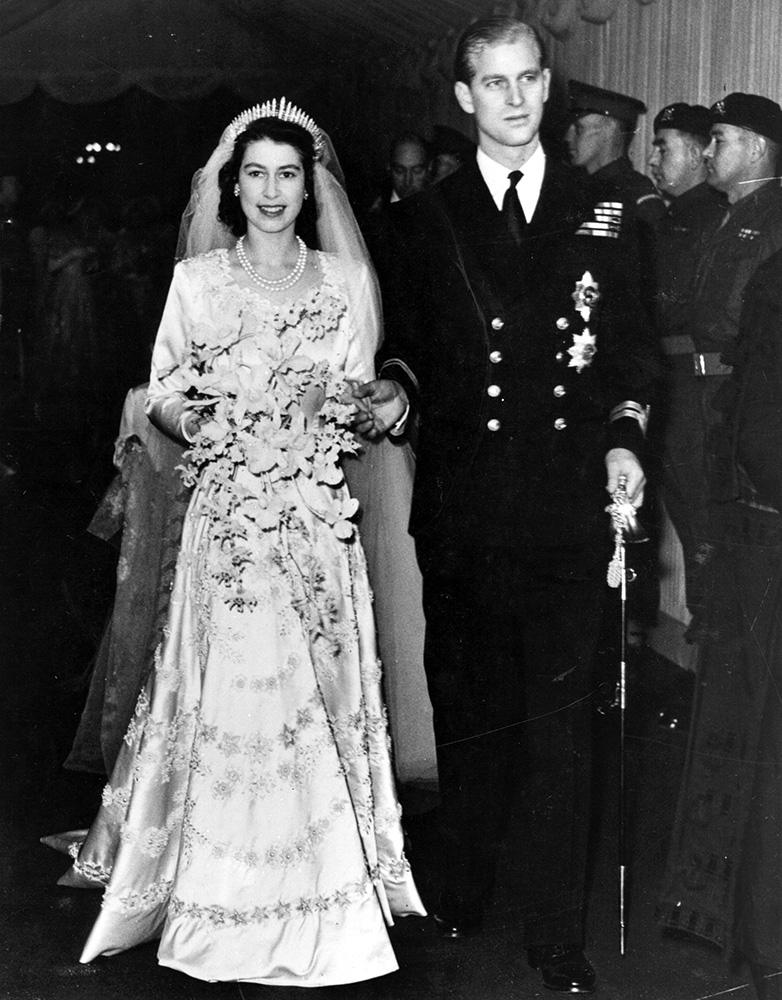 Królowa Elżbieta II i książę Filip (Fot. Hulton Archive, Getty Images)