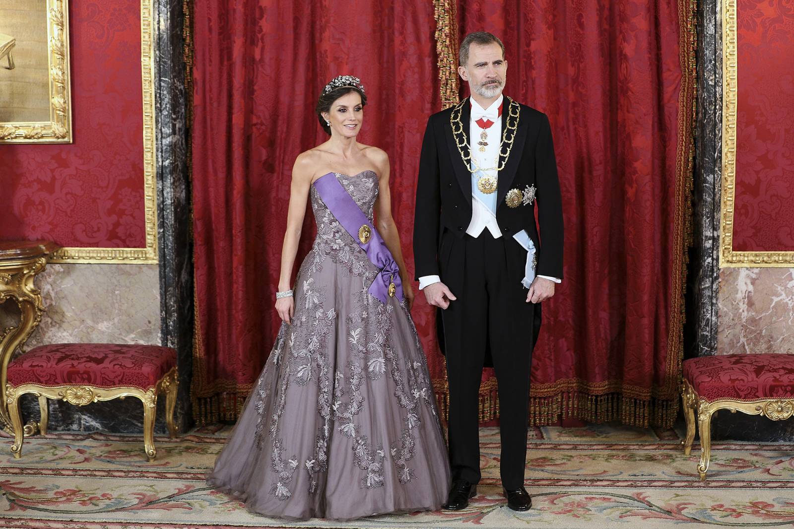 Królowa Letizia i król Filip w dniu ślubu