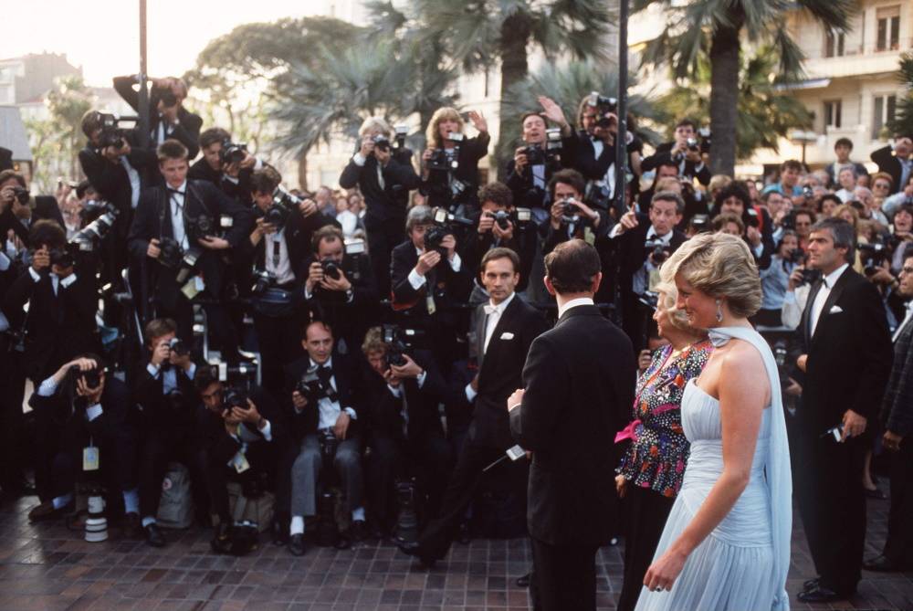 Lady Di i książę Karol w Cannes (Photo by Tim Graham Photo Library via Getty Images)