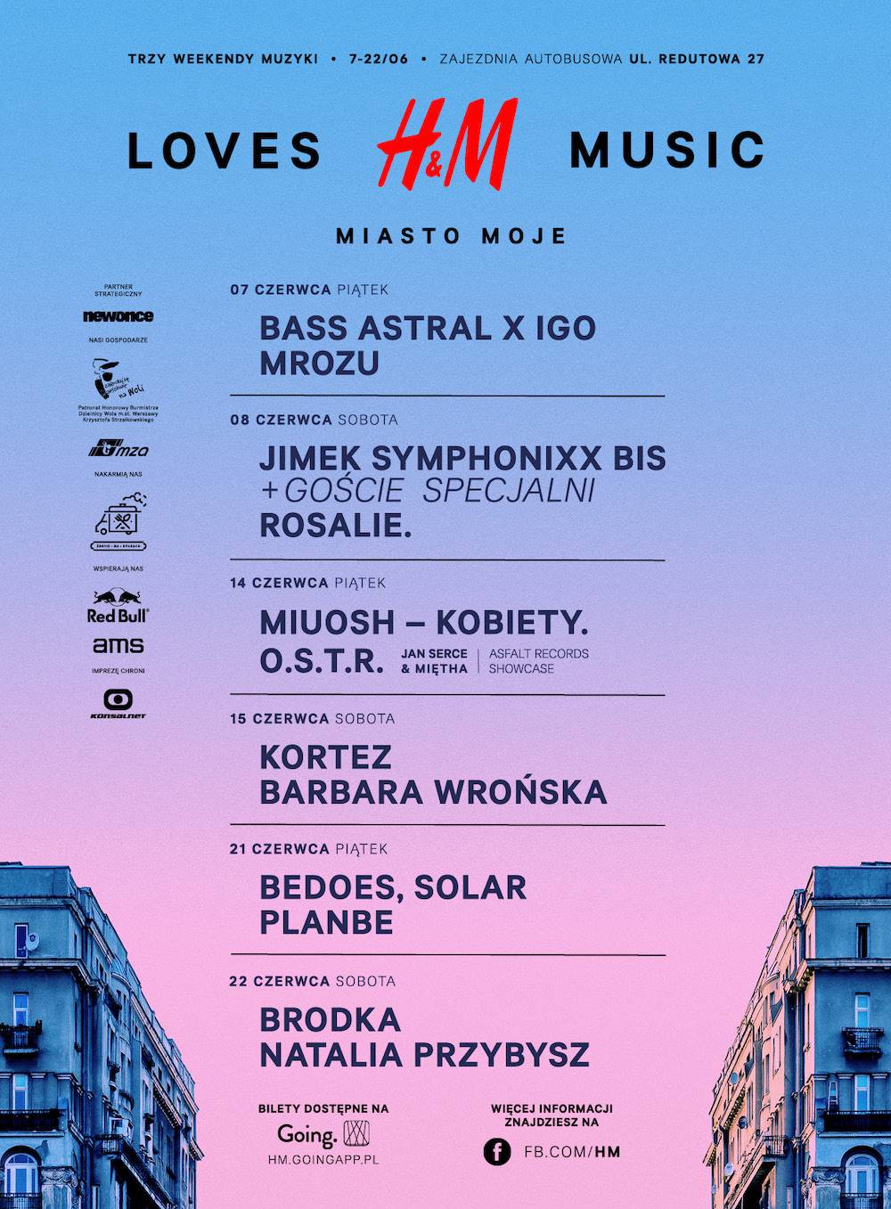 Line-up koncertów H&M Loves Music