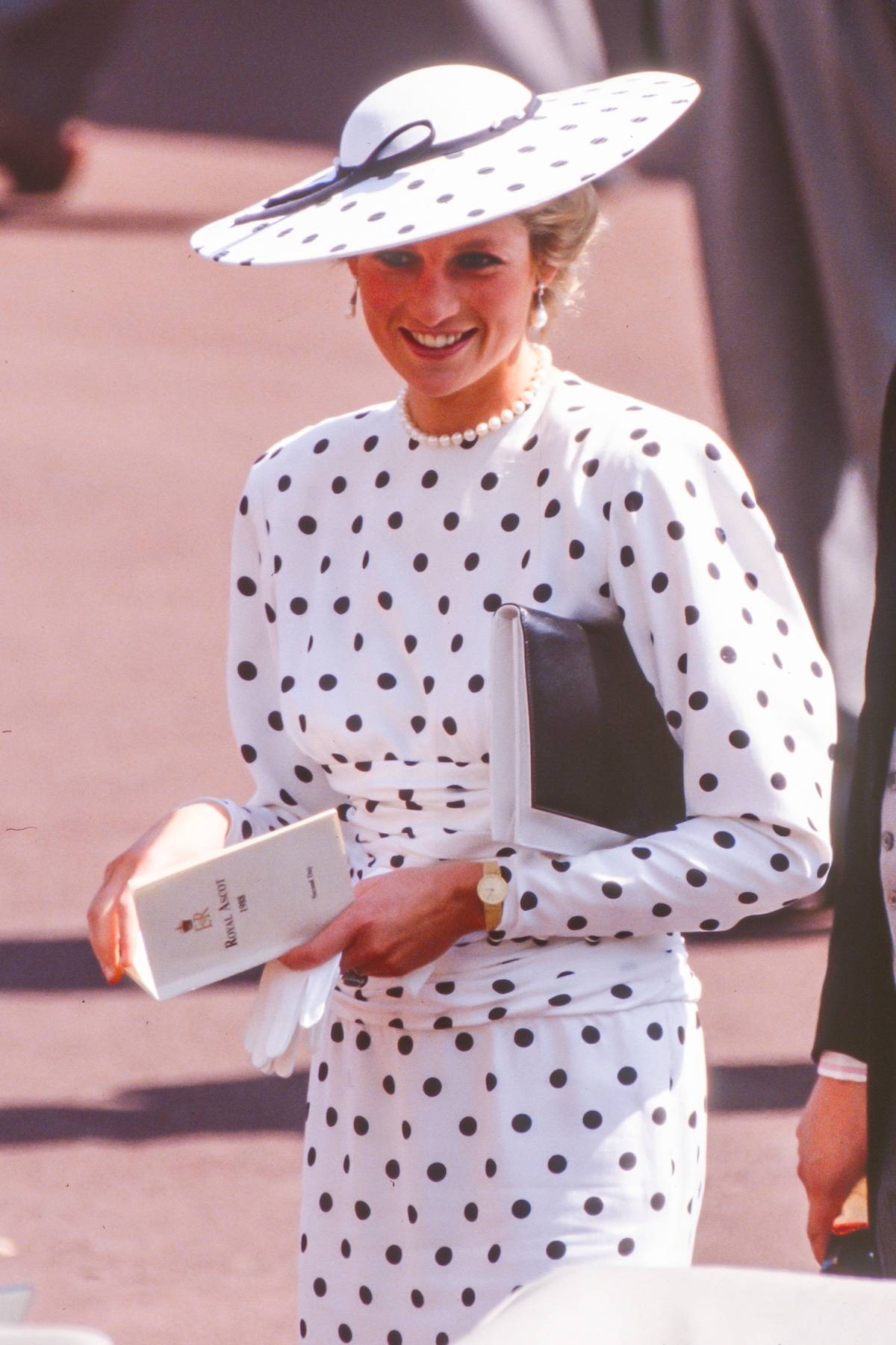 Lady Diana podczas Royal Ascot w 1988 roku / Fot. Jayne Fincher, Getty Images