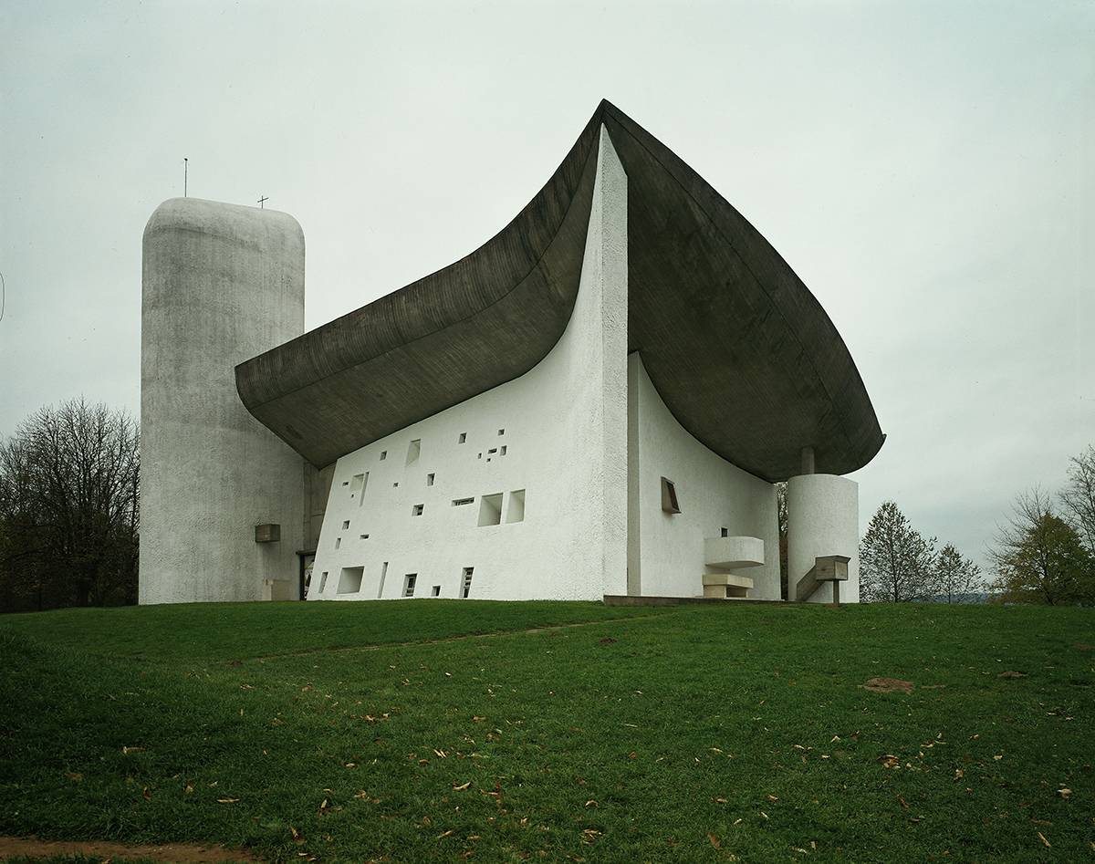 aplica Notre Dame du Haut projektu Le Corbusiera
