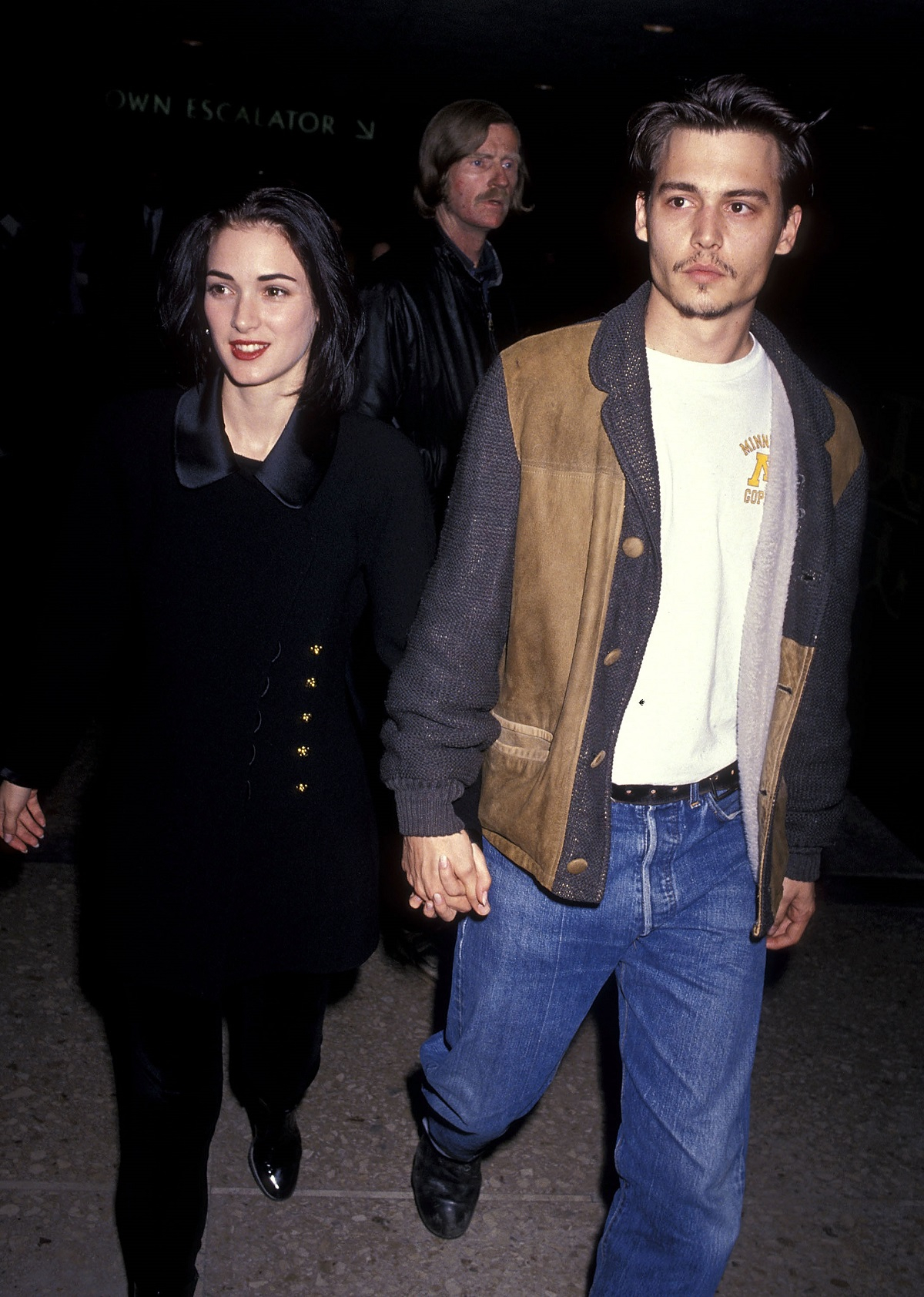 Winona Ryder i Johnny Depp w 1991 roku