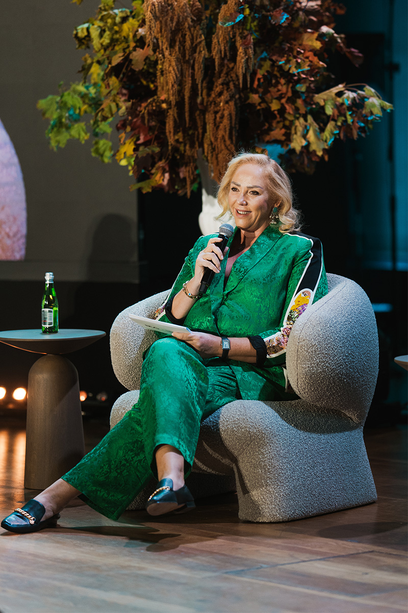 Leyla Ertur, Head of Sustainability w H&M Group i gościni panelu „Transforming Supply Chains: Technology, Transparency and Sustainability” konferencji „Vogue Polska” Business Fashion Environment Summit. (Fot. Marcin Kontraktewicz)