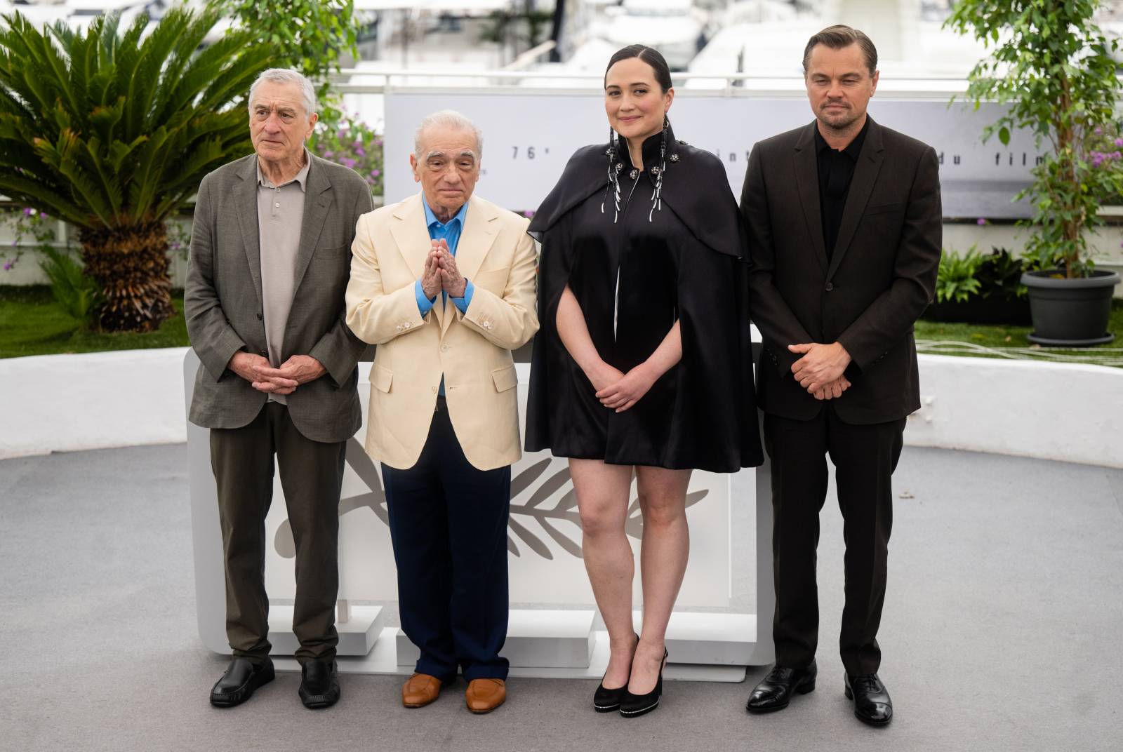 Robert De Niro, Marti Scorsese, Lily Gladstone, Leonardo DiCaprio / Getty Images