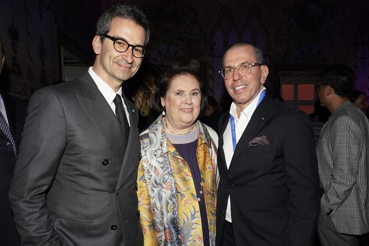 Federico Marchetti, CEO Net-a-Porter, Suzy Menkes i Jonathan Newhouse