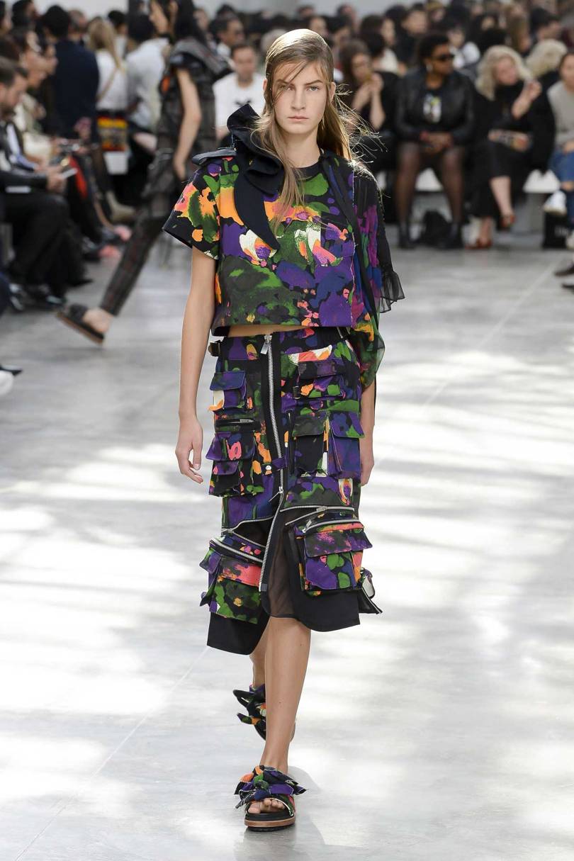 Sacai by Chitose Abe, Spring/Summer 2019. Credit: MONICA FEUDI / INDIGITAL.TV
