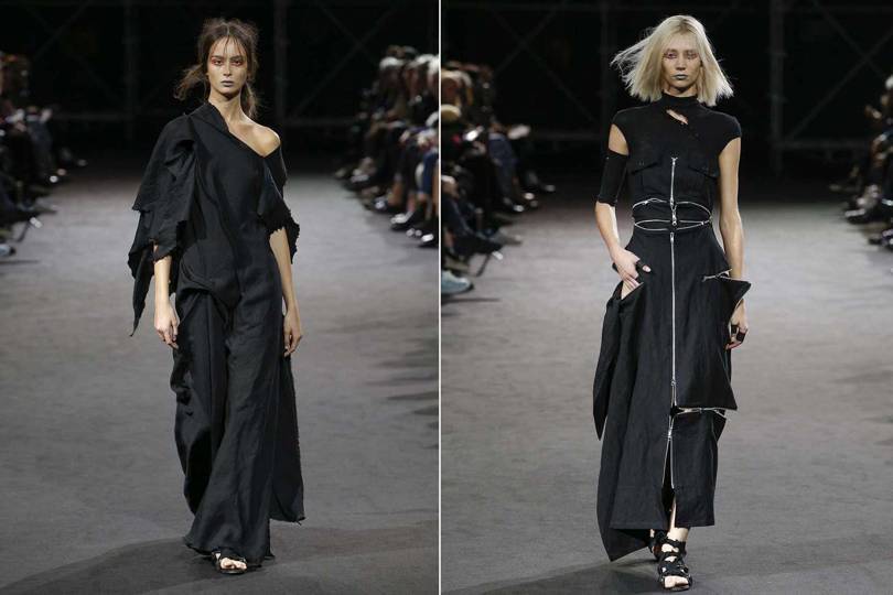 Yohji Yamamoto Spring/Summer 2019. Credit: YANNIS VIAMOS / INDIGITAL.TV