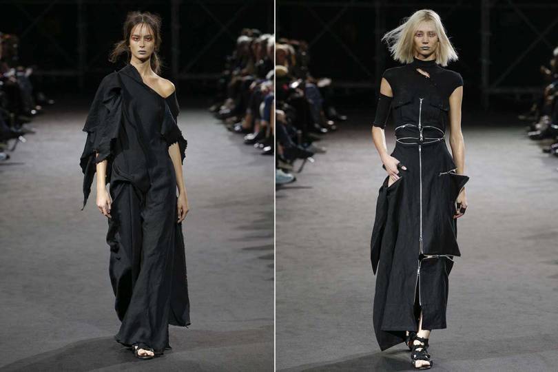 Yohji Yamamoto Spring/Summer 2019. Credit: YANNIS VIAMOS / INDIGITAL.TV