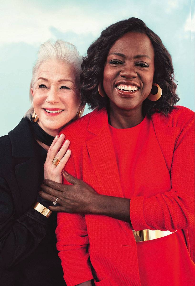 Helen Mirren i Viola Davis, ambasadorki L’Oréal Paris (Fot. Materiały prasowe)