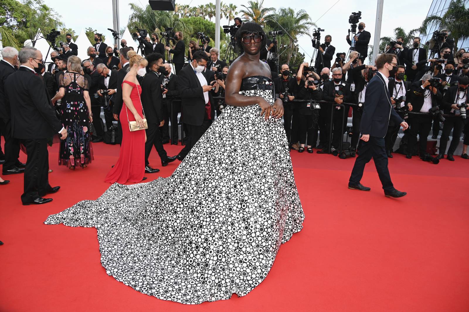 Louis Pisano na Festiwalu Filmowym w Cannes (Fot. Getty Images)