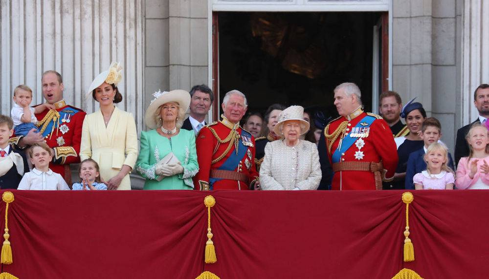 Rodzina królewska na uroczystości Trooping the Colour (Fot. Getty Images)
