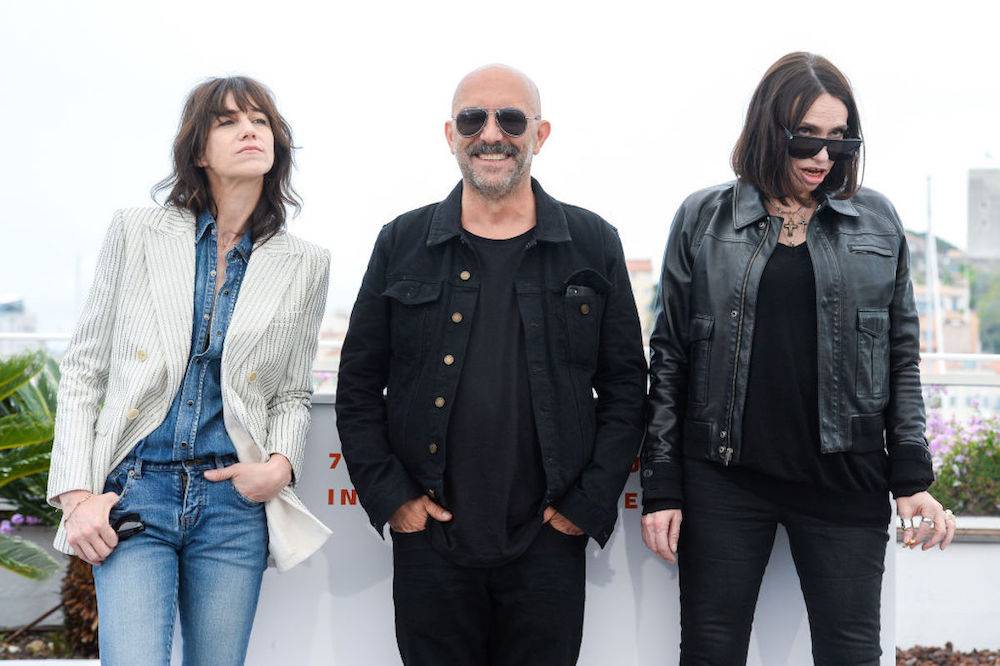 Charlotte Gainsbourg, Gaspar Noé i Béatrice Dalle w Cannes (Fot. Getty Images)