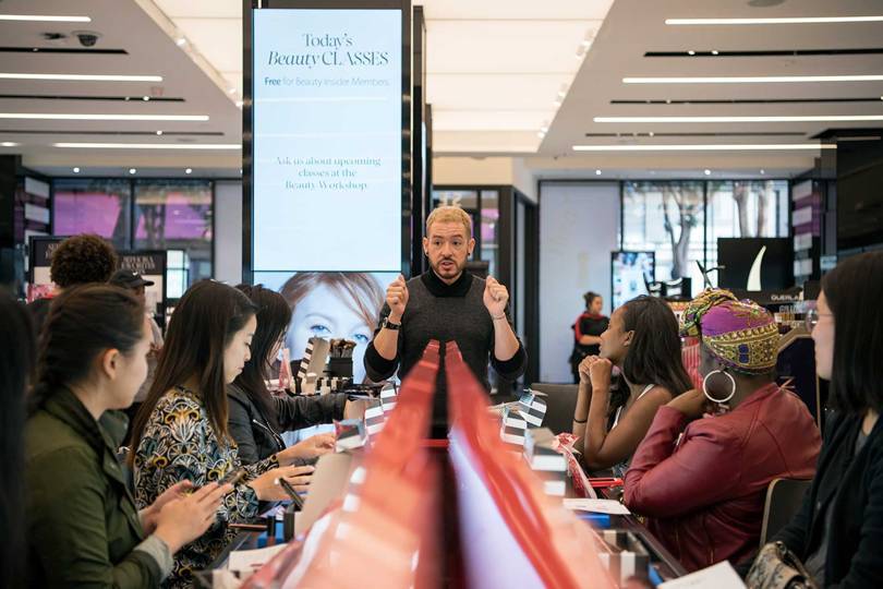 Sephora University opened its doors to the public during the three-day Journées Particulières LVMH, offering classes and presentations by some of its niche beauty brands. Credit: DEBORAH FARNAULT / SEPHORA